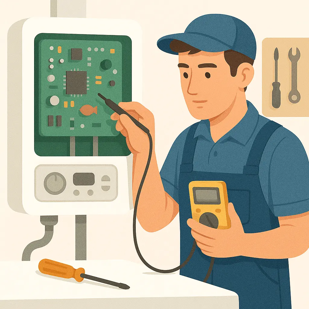 تعمیر برد پکیج شرق تهران.نوین صنعت