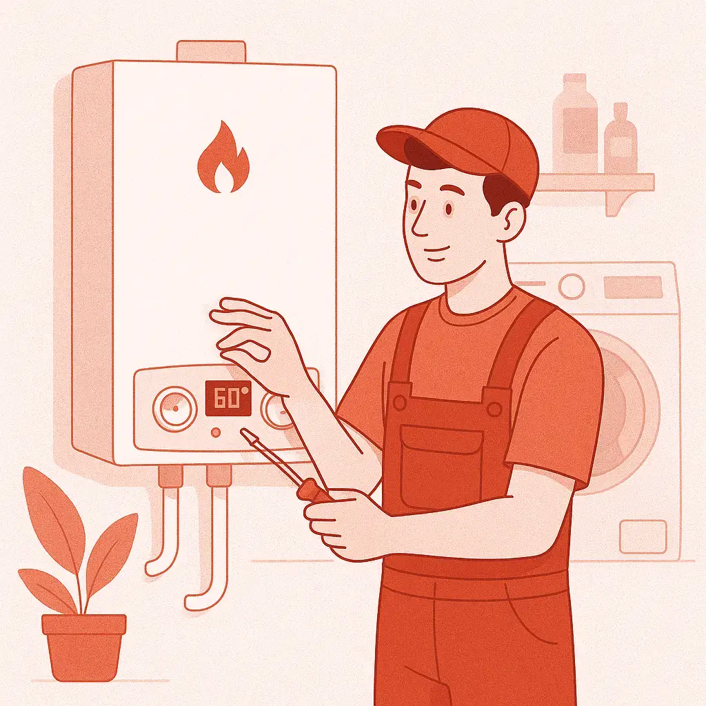 تعمیر پکیج بوتان فوری در محل + همراه با ضمانت نامه قطعات.نوین صنعت